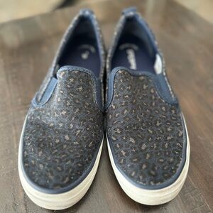 Sperry women’s Leopard Print Slip-On Sneakers